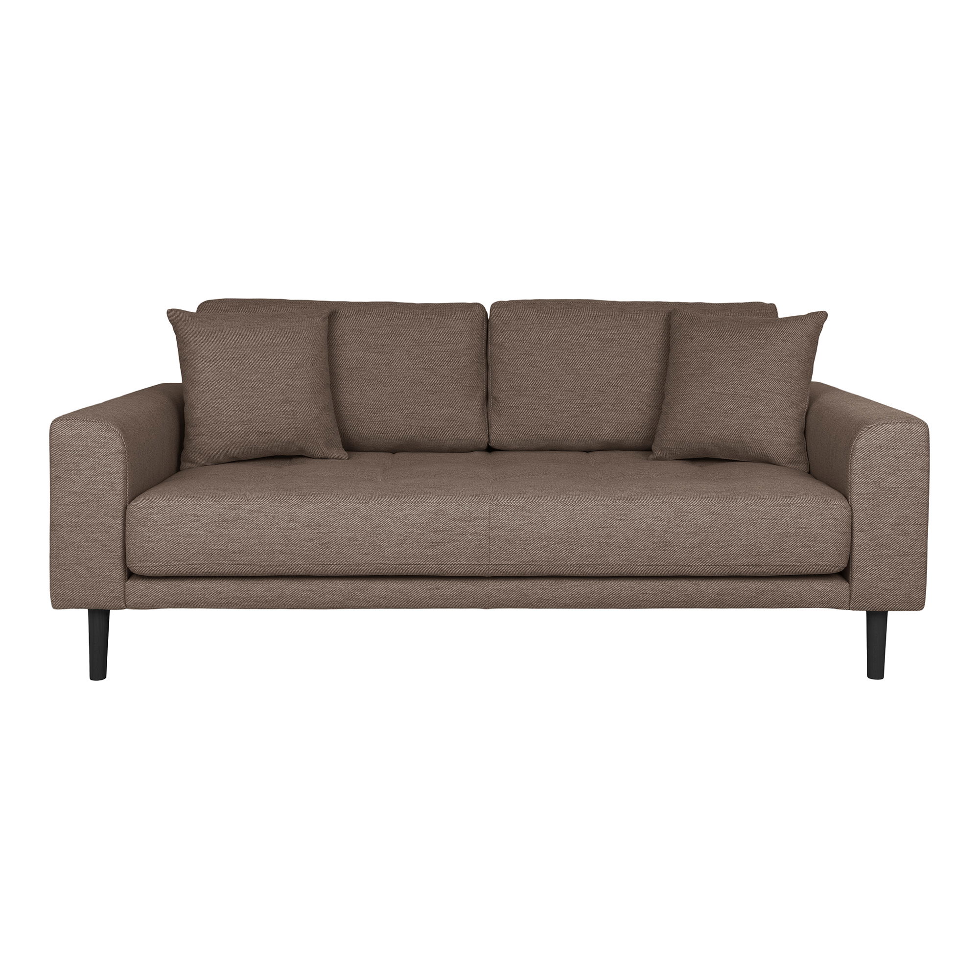 Sofa 2,5 osobowa Lido brązowa – grafika-1.