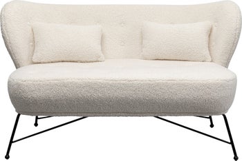 Sofá Jacky Boucle de 2 Teddy 139cm – Imagen-1.