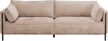 Soffa 3-Sits Victor - Grå, 233cm – bild-1.