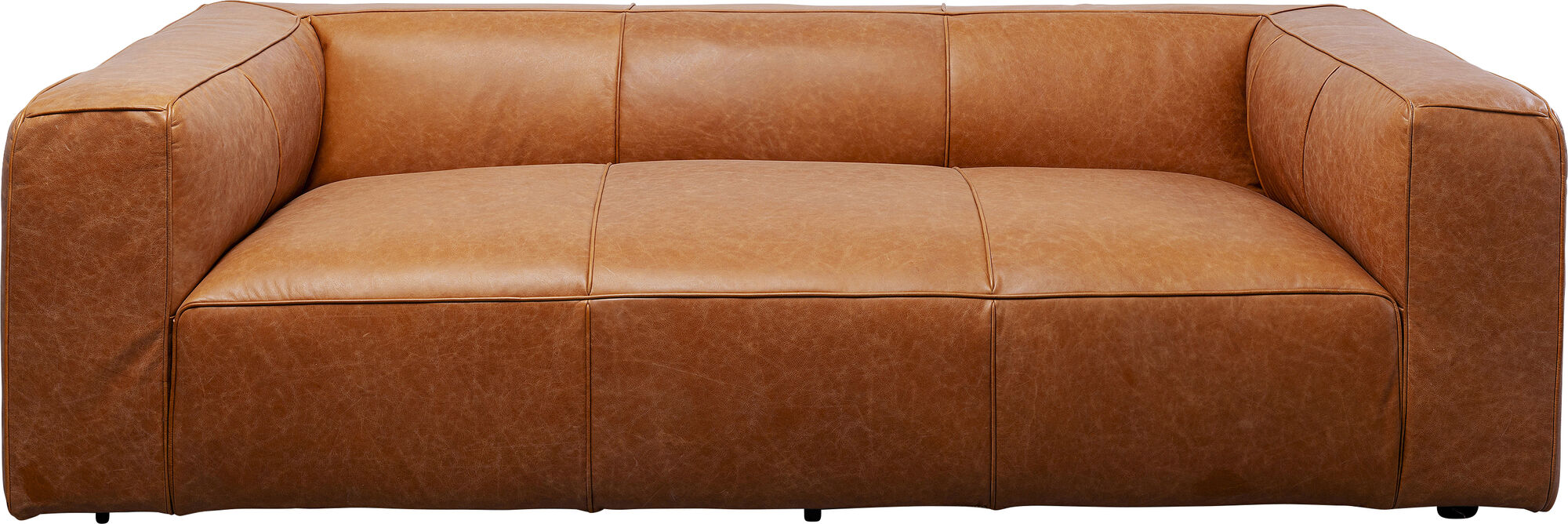Диван Cubetto Smart Leather Light Brown 220cm - KARE