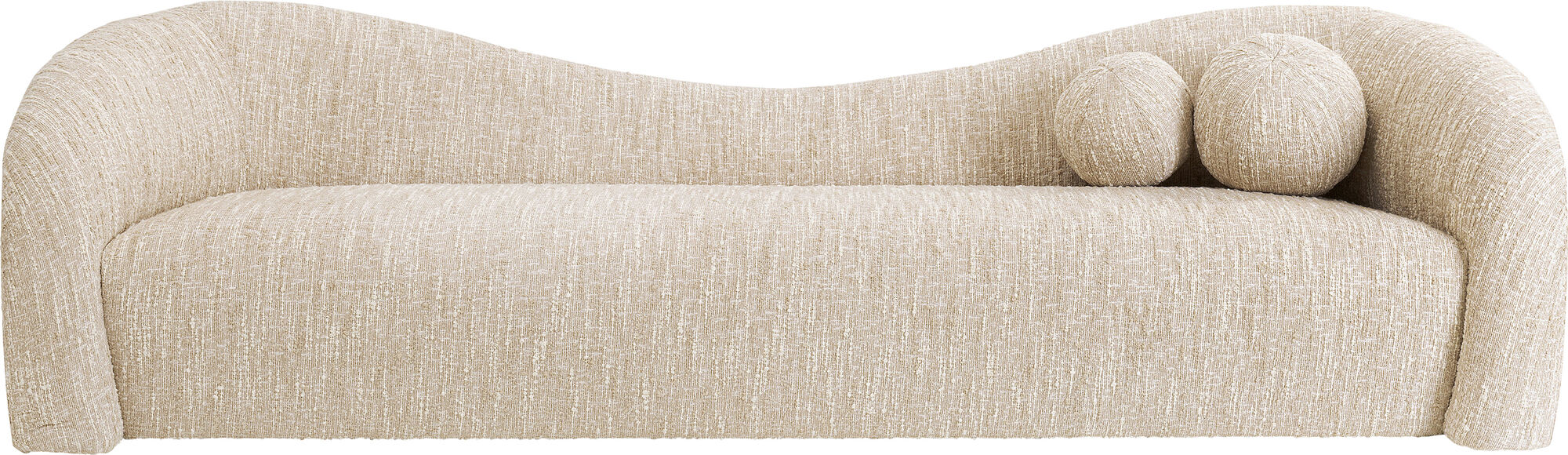 Sofa 3-Seater Livia Melange Cream 261cm – slika-1.