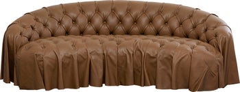 Soffa Drapes - Läder, 226cm – bild-1.