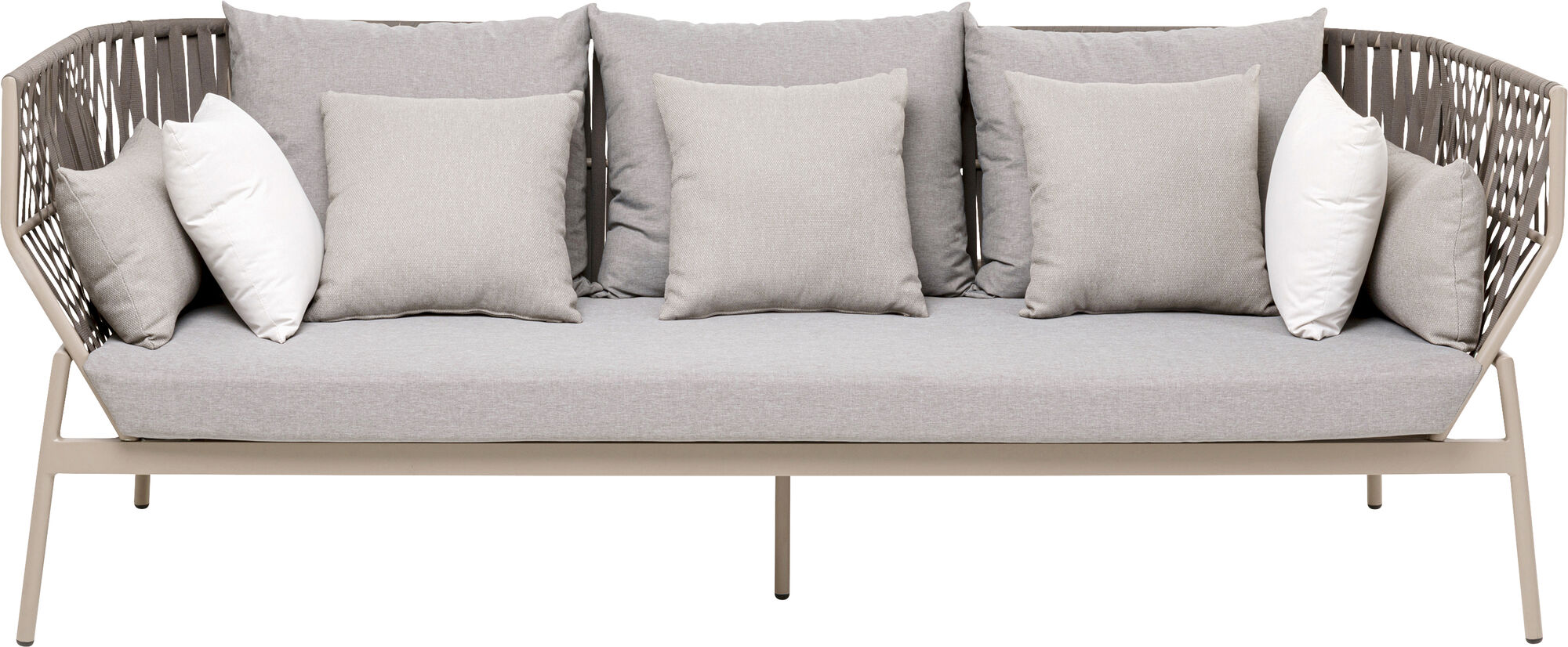 Sofa ogrodowa 3-osobowa Formenta szata – obraz-1