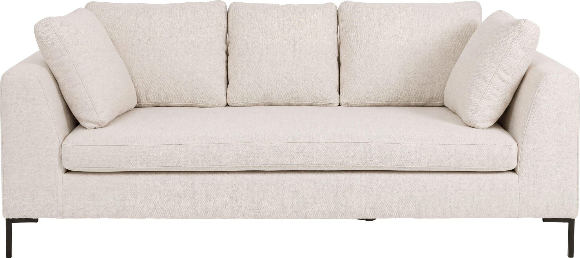 Sofa 3-osobowa Gianni kremowa – obraz-1