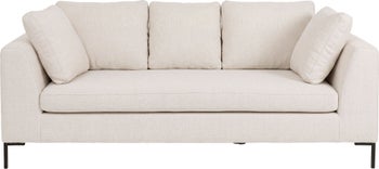 Sofa 3-osobowa Gianni kremowa – obraz-1