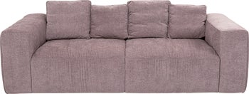 Trivietė sofa Gonzo Grey Brown 239cm – paveikslėlis-1.