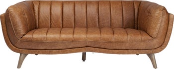 Sofa Bruno 218x98 cm brązowa – grafika-1.