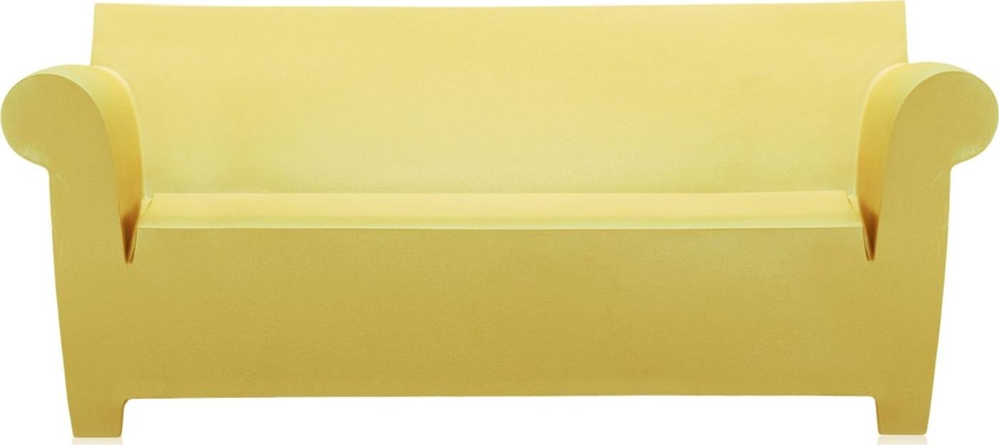 Sofa Bubble Club 189x72 cm żółta – obraz-1