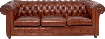 Soffa Chesterfield, 261cm, 3-sits – bild-1.