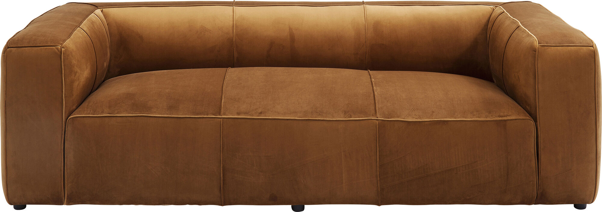 Sofá Cubetto Velvet marrón 2,5 pl – Imagen-1.