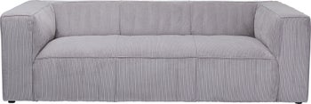 Диван Cubetto Cord 3-Seater Light Grey 220cm – изображение-1.