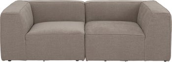 Soffa Cubo - Taupe, 220cm, 3-sits – bild-1.