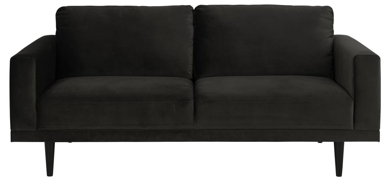Sofa Katayama 3 os. 200 cm brązowoszara – obraz-1