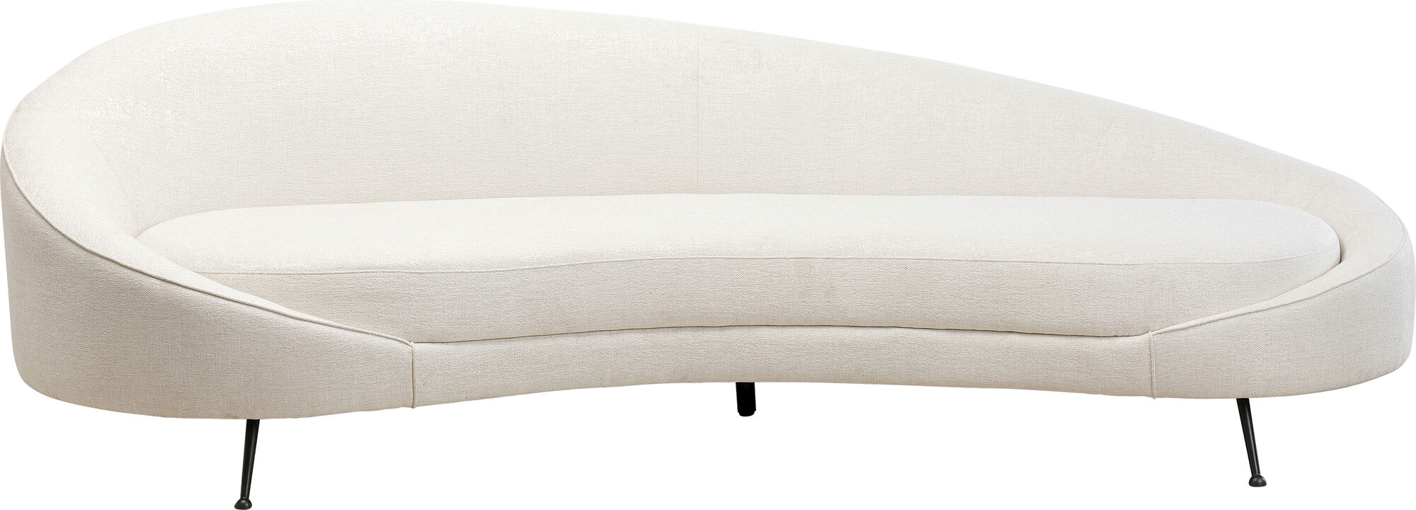 Sofa duża do salonu offwhite nogi czarne stalowe 270 cm – grafika-1.
