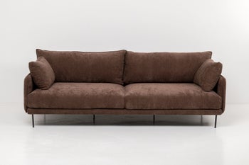 Sofa 3-osobowa Edna Espresso 245cm – obraz-1