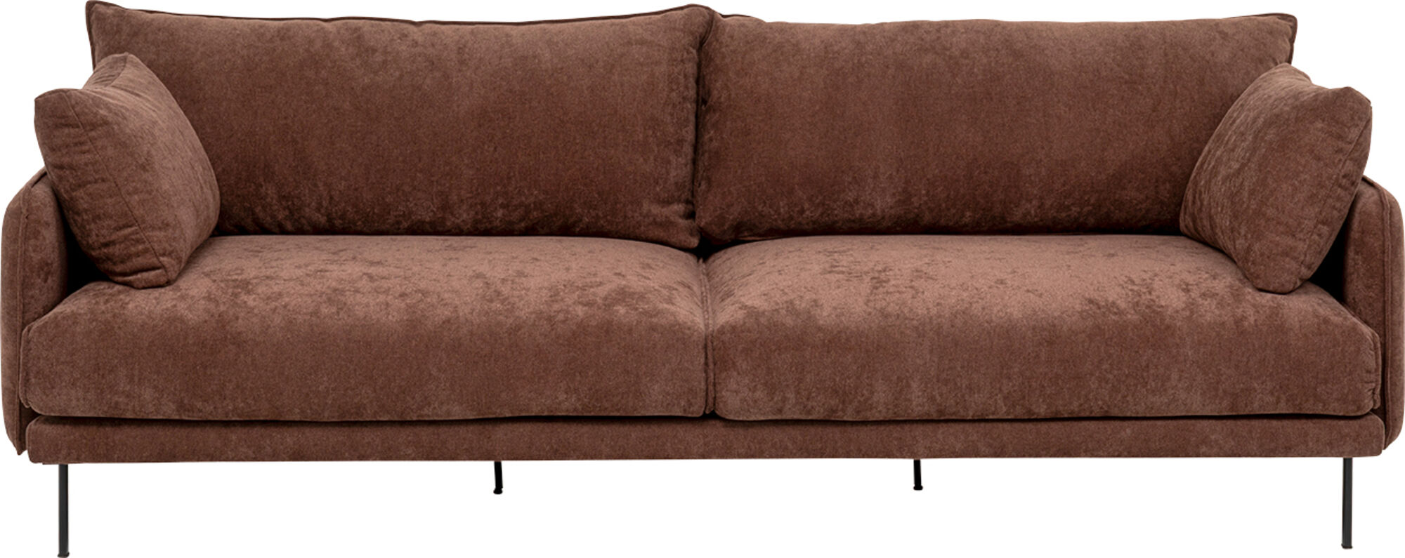 Sofa 3-osobowa Edna Espresso 245cm – obraz-1