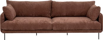 Sofa 3-osobowa Edna Espresso 245cm – obraz-1