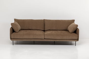 Sofa Edna 3-osobowa Mokka 245cm – obraz-1