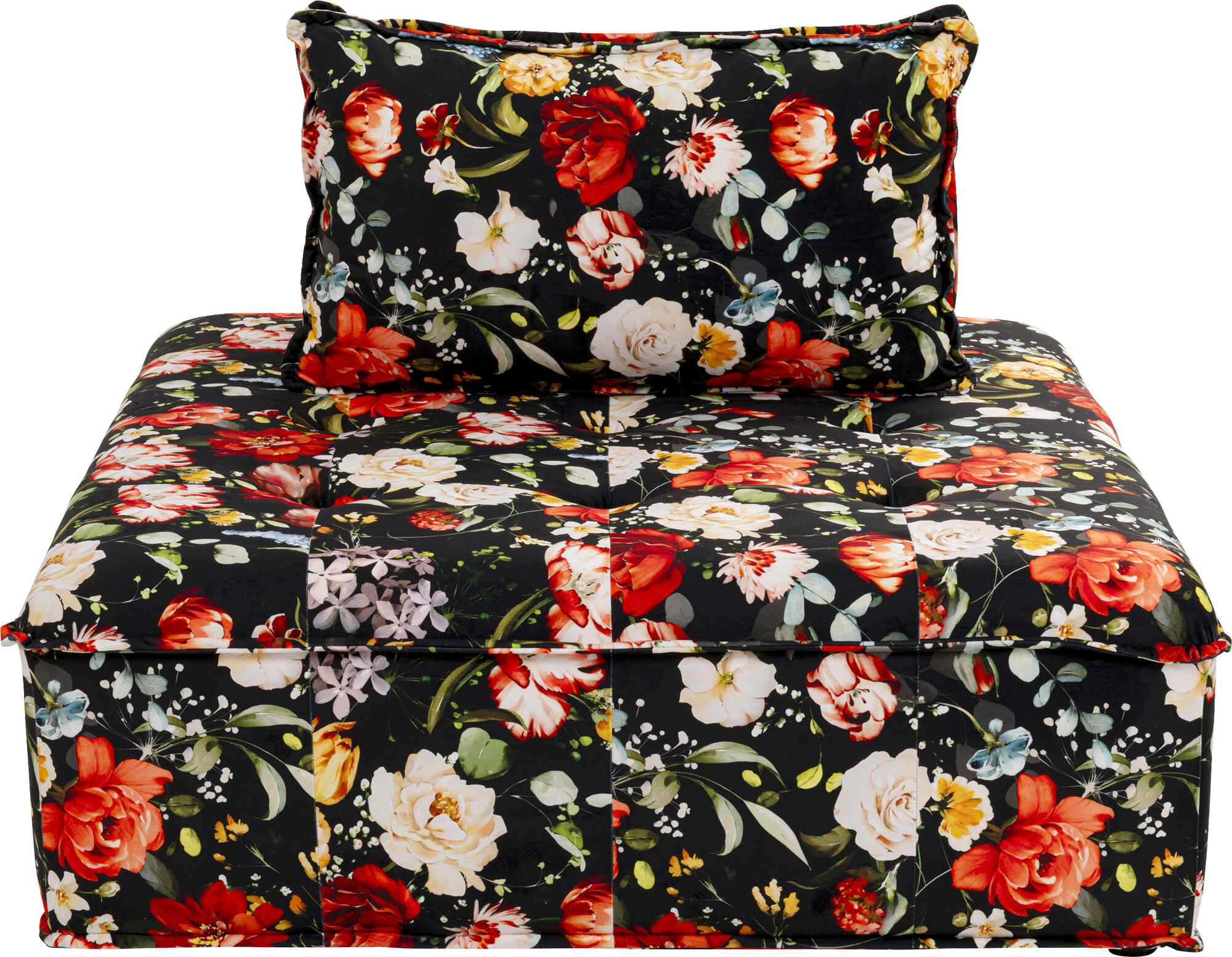 Sofá Element Portofino Flores Negro – Imagen-1.