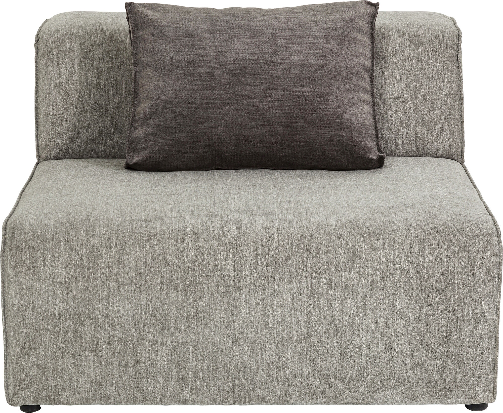 Infinity 2-istuttava moduuli, harmaa 100cm – kuva-1.