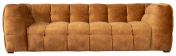 Sofa Michelin 3 os. 236 cm żółta – obraz-1