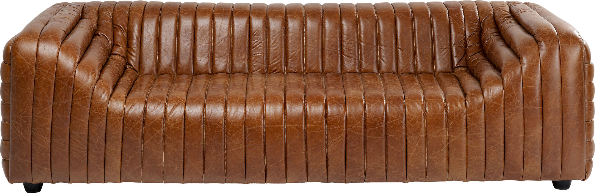 Sofa Moreno 3 os. 251 cm skóra semianilinowa – obraz-1