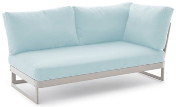 Sofa ogrodowa 2 os. lewa Sue Blue 172x71 cm niebieska – obraz-1