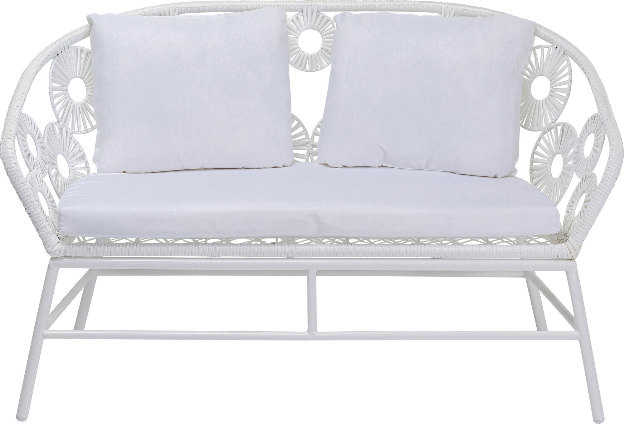 Trädgårdssoffa Ibiza - Vit – bild-1.