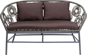 Trädgårdssoffa Ibiza - Brun – bild-1.