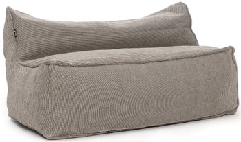 Sofa ogrodowa Love Seat 150 cm szara – obraz-1