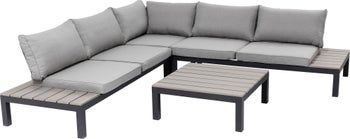 Lauko baldų kompletas Holiday Black (4-ių dalių) – paveikslėlis-1.