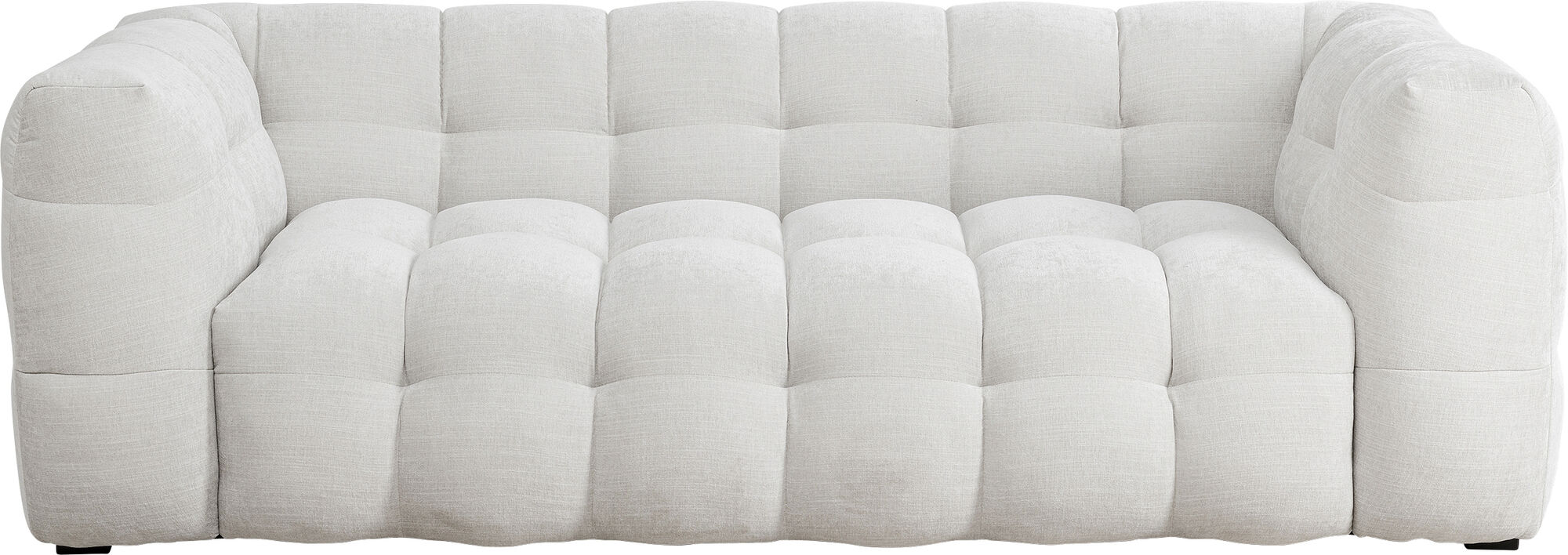 Sofa pikowana 3-osobowa kremowa 240 cm – grafika-1.