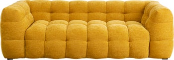 Soffa Salamanca - 3-sits, Gul, 240cm – bild-1.