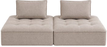 Lauko sofa Portofino Grey (2 dalių) – paveikslėlis-1.