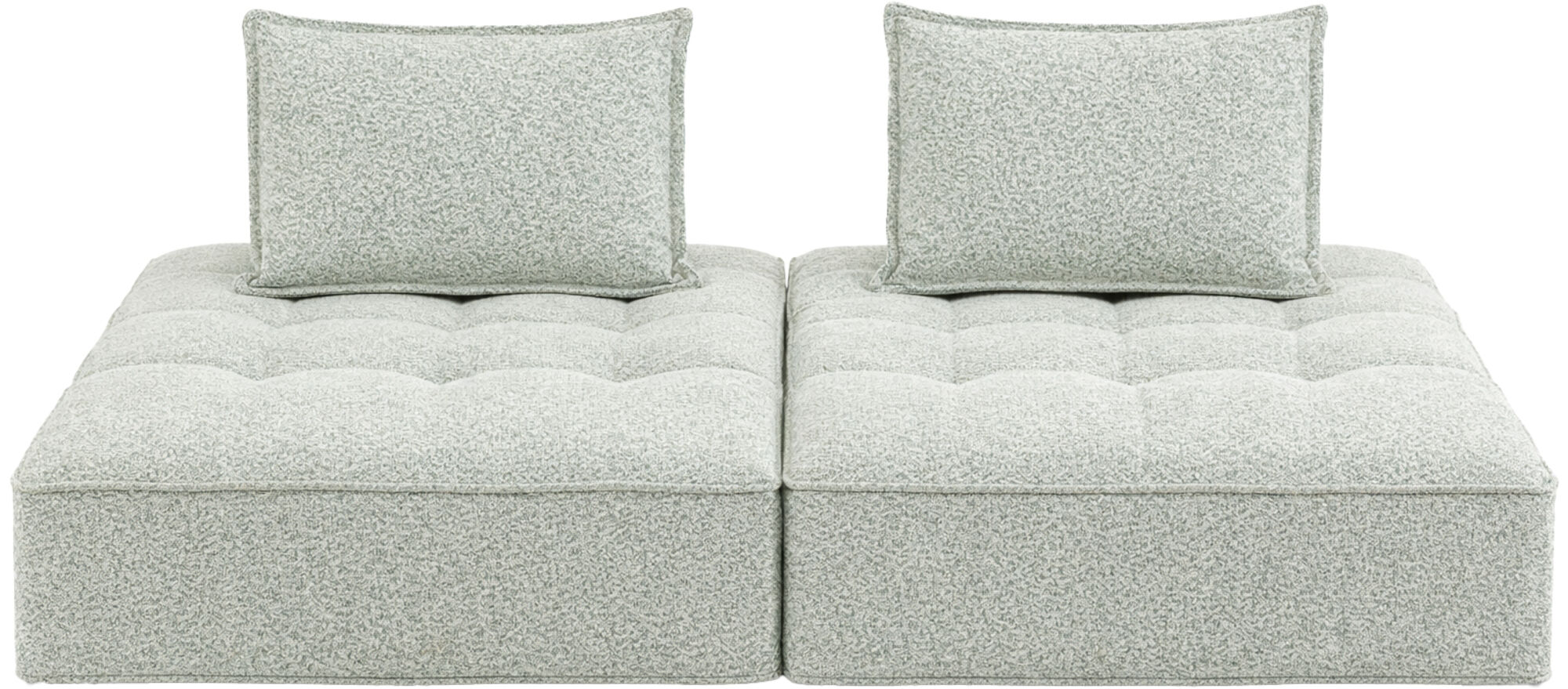 Sofa Portofino miętowa ogrodowa (2/Set) – obraz-1
