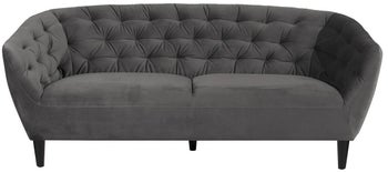 Sofa szara trzyosobowa z czarnymi nogami i nowoczesnym stylem – grafika-1.