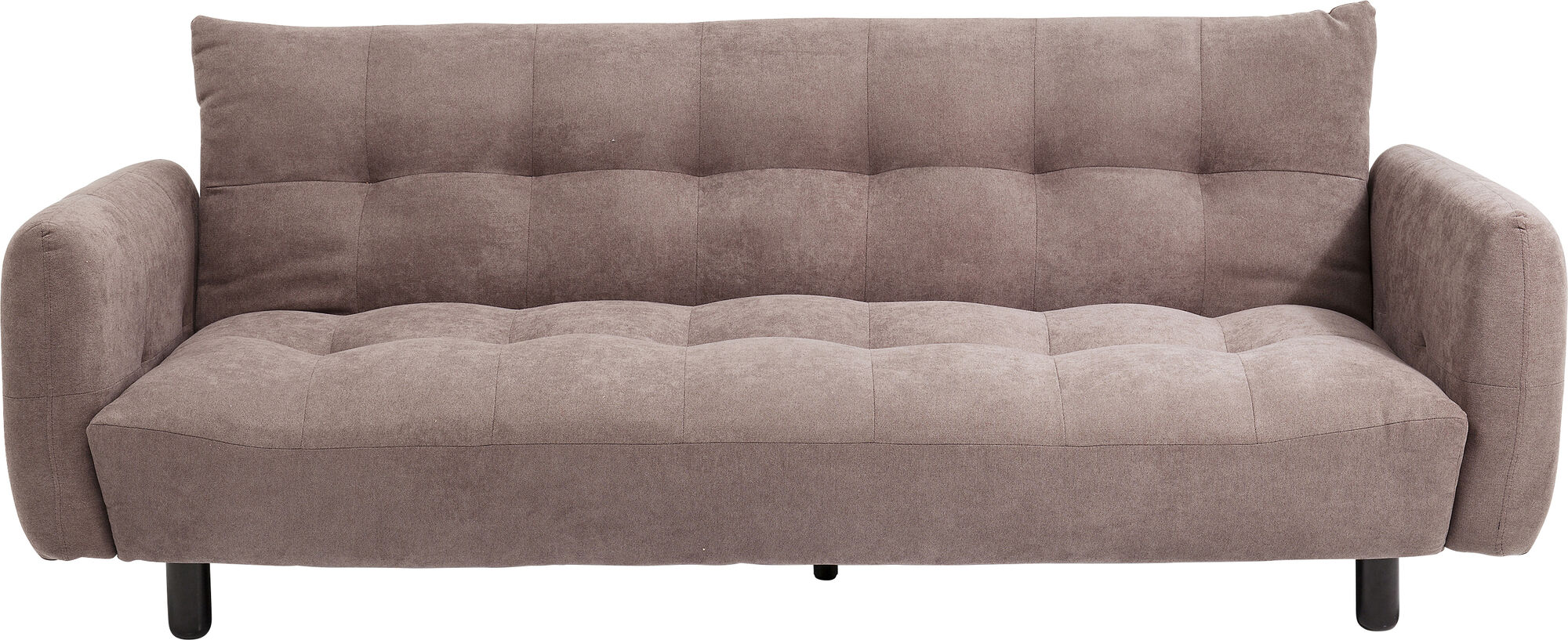 Sofa rozkładana Bed Texas 223x88 cm brązowa – obraz-1