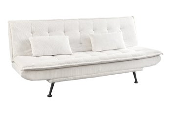 Sofa rozkładana Jazz 195 cm 3-osobowa beżowa – grafika-1.
