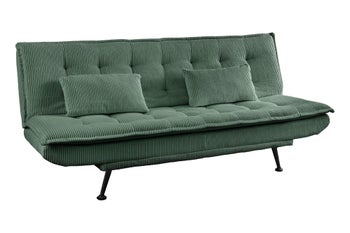 Sofa rozkładana Jazz 195 cm 3-osobowa zielona – grafika-1.