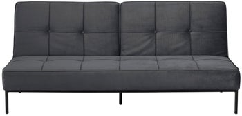 Sofa rozkładana ciemnoszara z nowoczesnym designem do salonu – grafika-1.