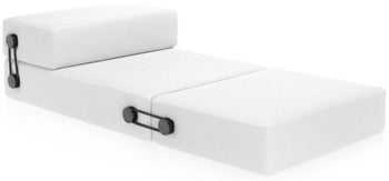 Sofa rozkładana Trix 100x75 cm biała – obraz-1