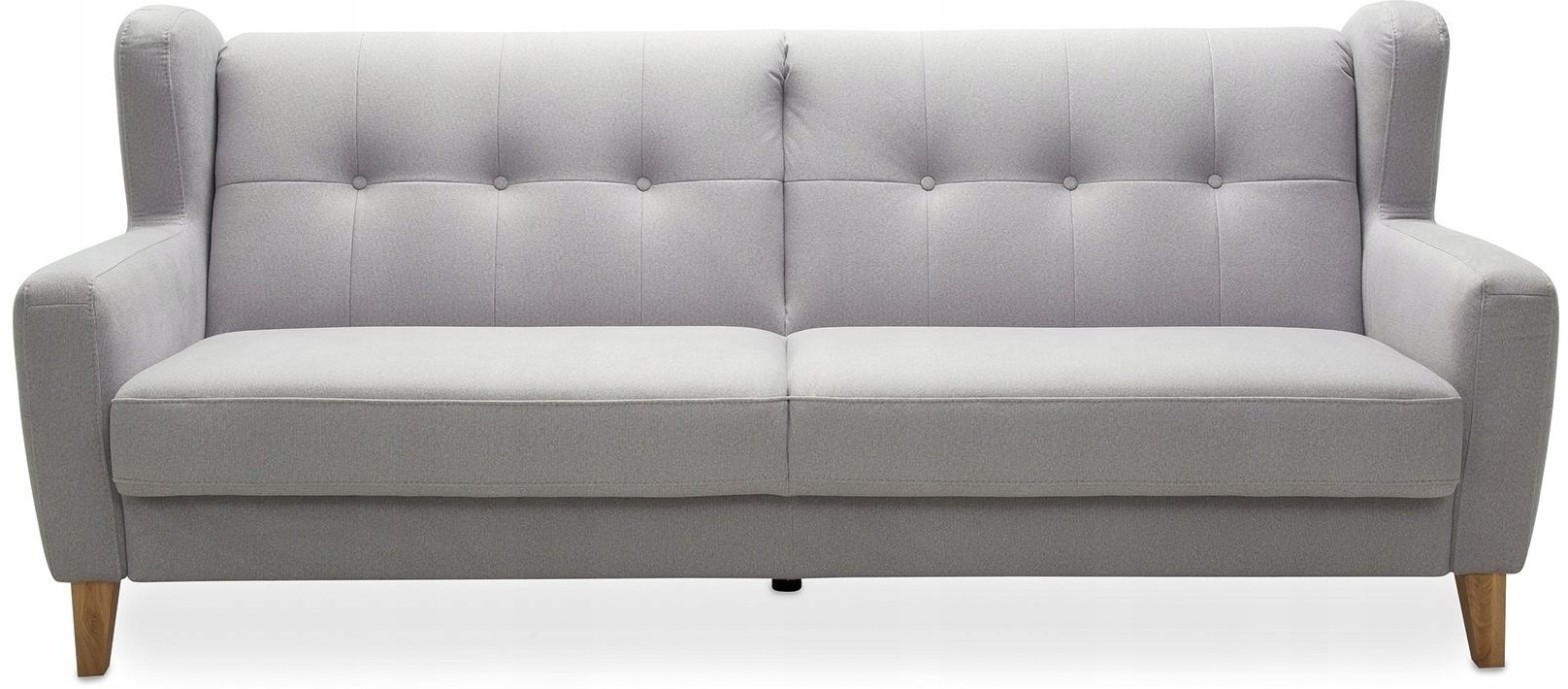 Sofa rozkładana z pojemnikiem Arno 3 os. 224 cm popielata