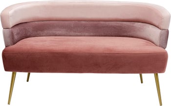 produkt: Sofa Sandwich Pudderrosa 2-seter.
