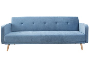 Sofa Scandinavia 210 cm niebieska – obraz-1