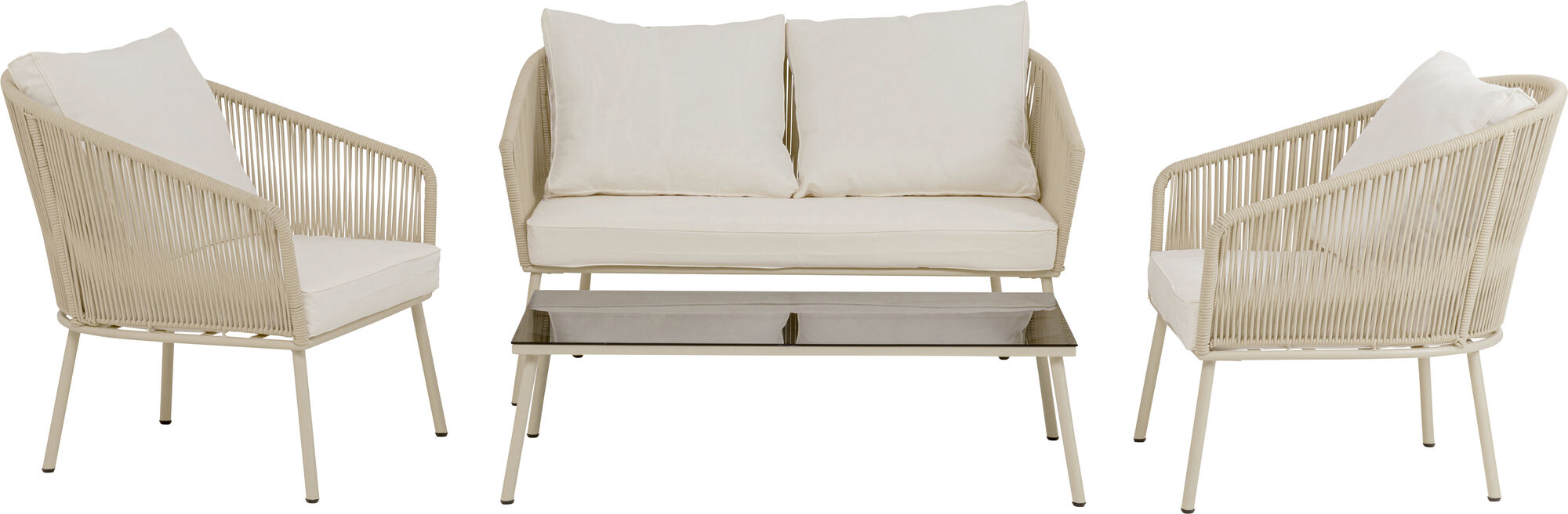 Set asientos Elba Crema Quattro (4/piezas) – Imagen-1.