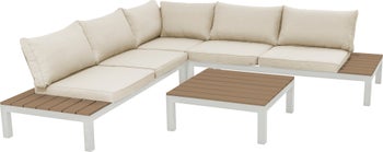 Lauko baldų komplektas Holiday Beige (4 dalių) – paveikslėlis-1.