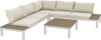 Zestaw ogrodowy Holiday beżowy 4 elementy – obraz-1