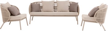 Soffgrupp Trädgård Sicily - Taupe (4/part) – bild-1.