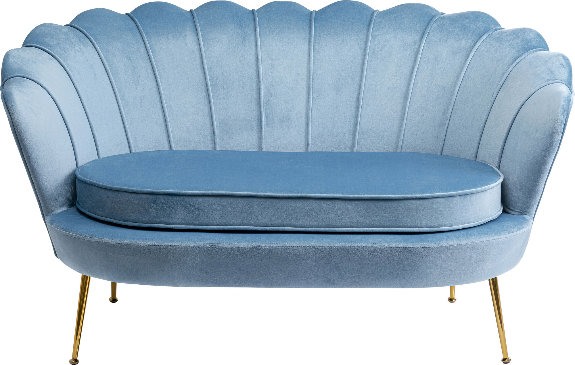 Sofa Water Lily 2 pl Aqua 132cm – Imagen-1.