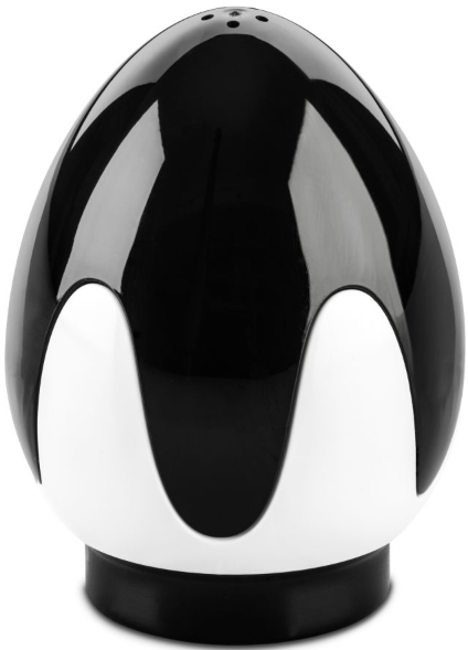 Solniczka i pieprzniczka Eiei 6x8 cm czarna – obraz-1